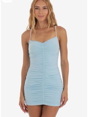 evelyn front twist chiffon dress Lucy in the Sky | Dresses | Lucy In The Sky Evelyn Front Twist Chiffon Dress